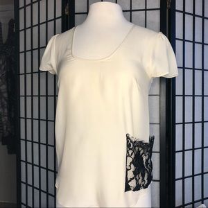 100% silk Gemma for Barney’s New York white top